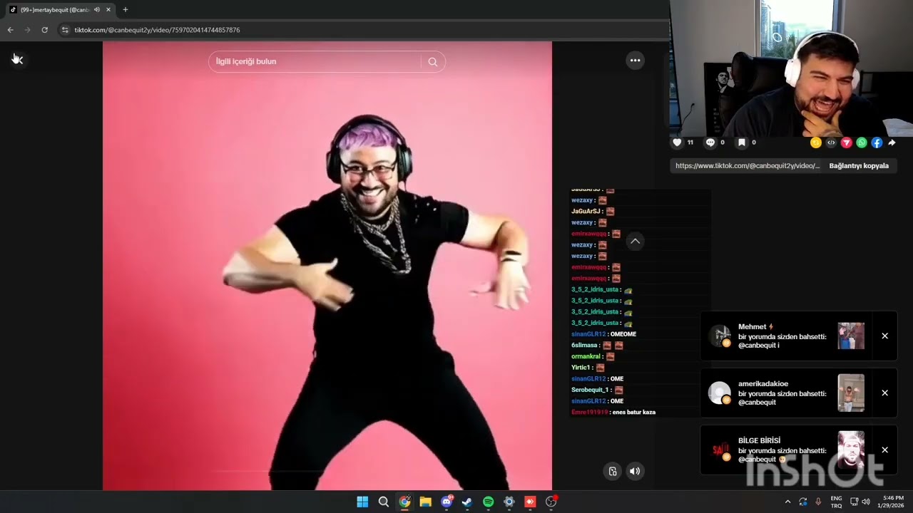 Canbequit tik tok videoları izliyor|canbequit yeni kick yayını #tiktok #kickyayın #canbequit #live 