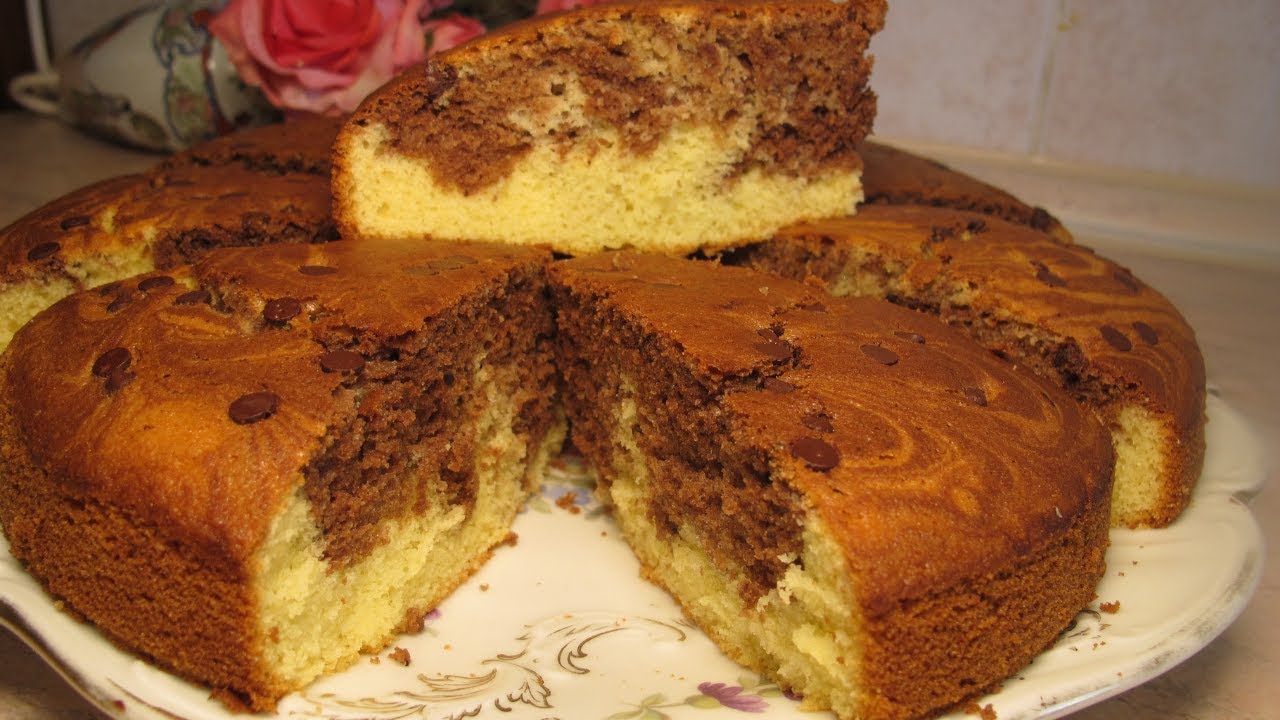 Много Вкусен, Пухкав и Красив Кекс.Torta Bicolore.