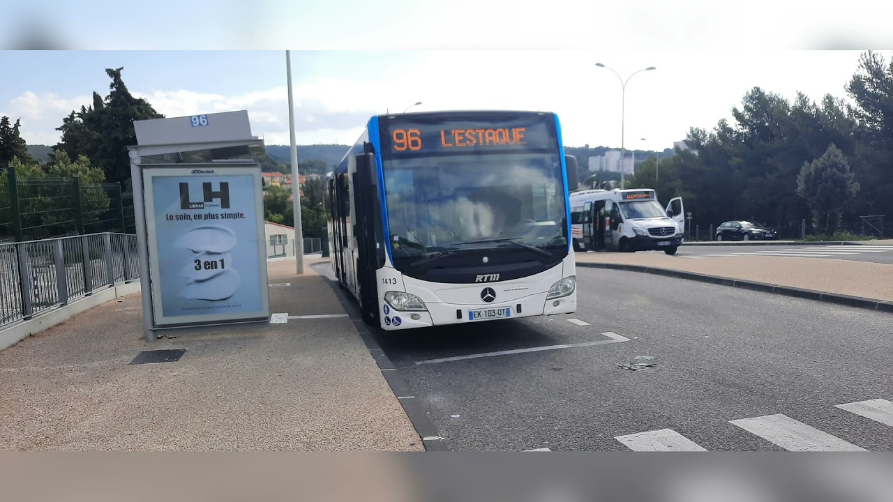 Mercedes Citaro C2 n°1413 de la RTM - Marseille sur la ligne 96