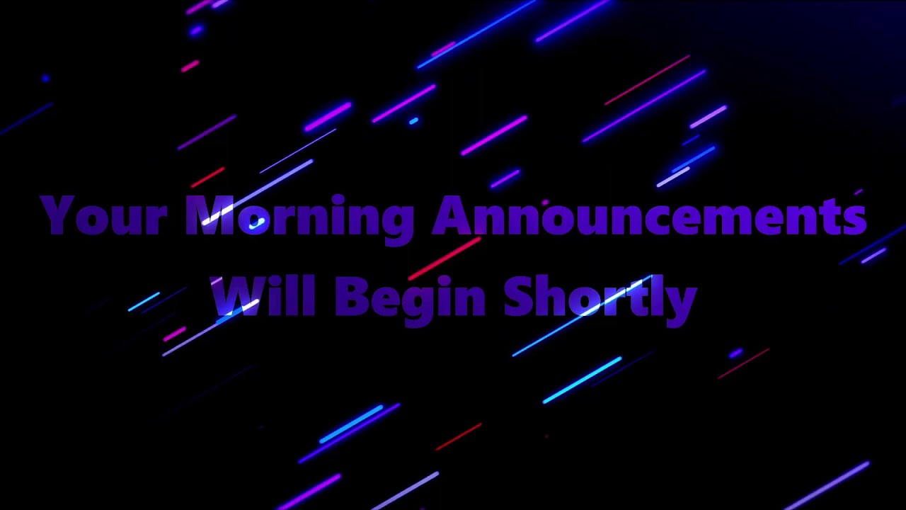 Tolland High School Morning Announcements!!!!!