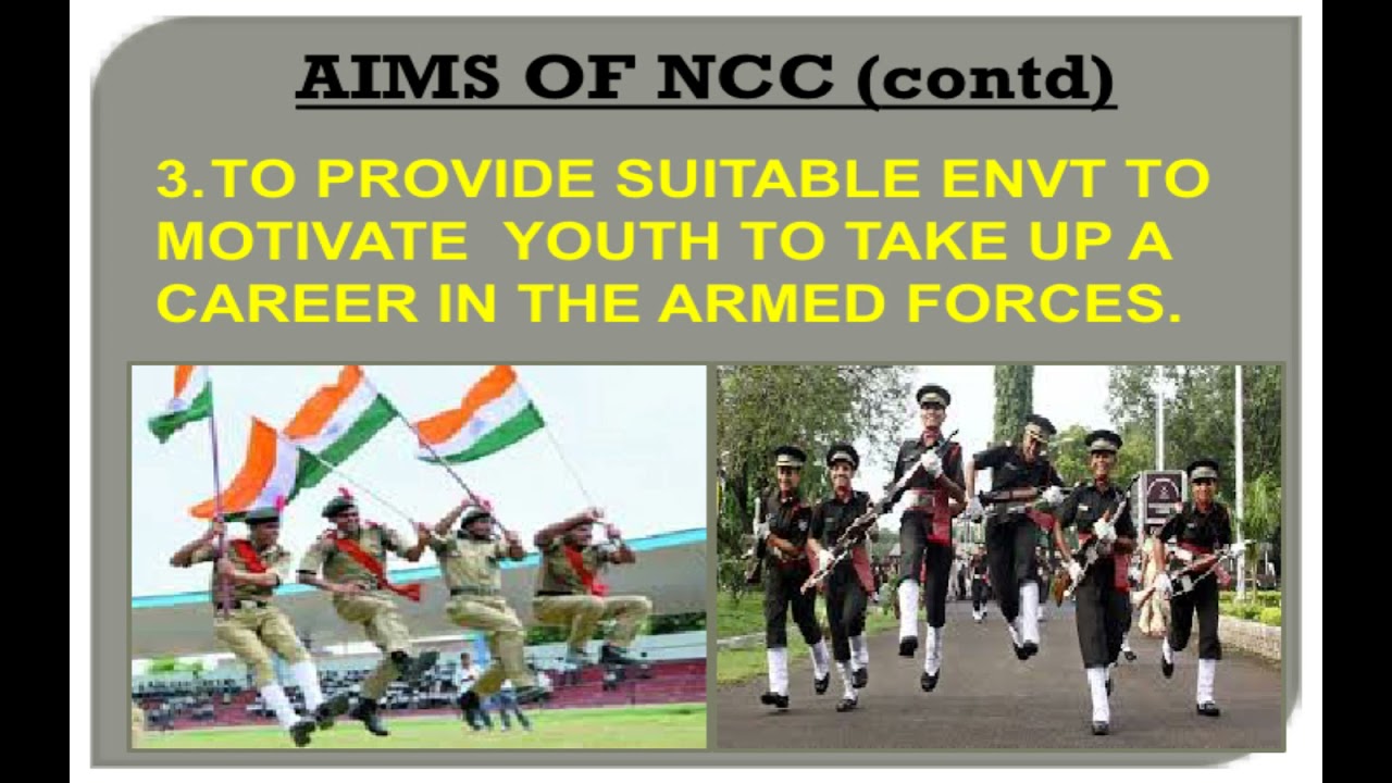 Aims and Objectives of NCC