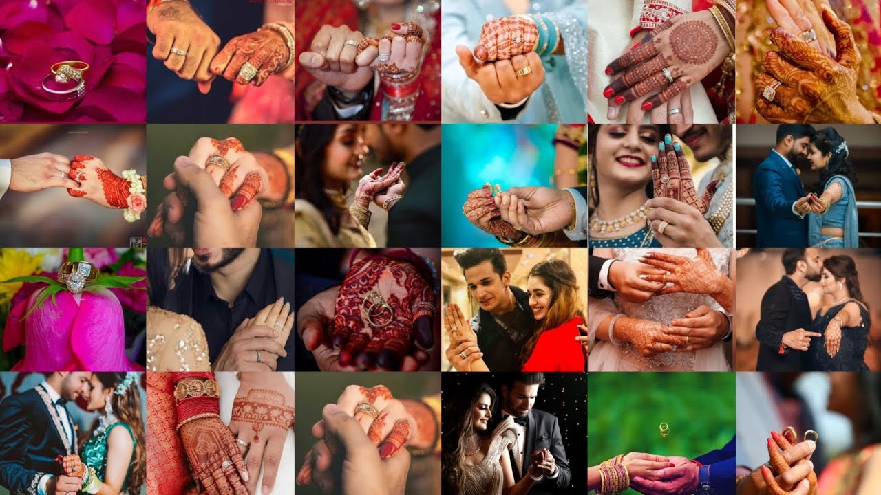 Engagement photo poses with rings Amazing&latest engagement photoshoot Ring ceremony photo poses