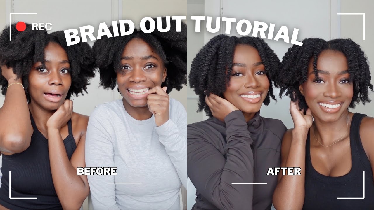 A SERIOUS HAIR TRANSFORMATION...Braid Out Tutorial  | Jessie & Jessica