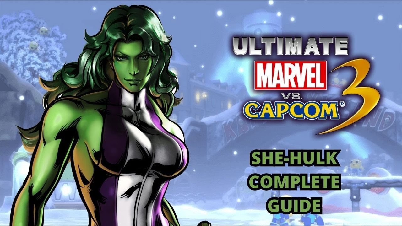 (Ultimate Marvel vs Capcom 3) Полное руководство по Женщине-Халк