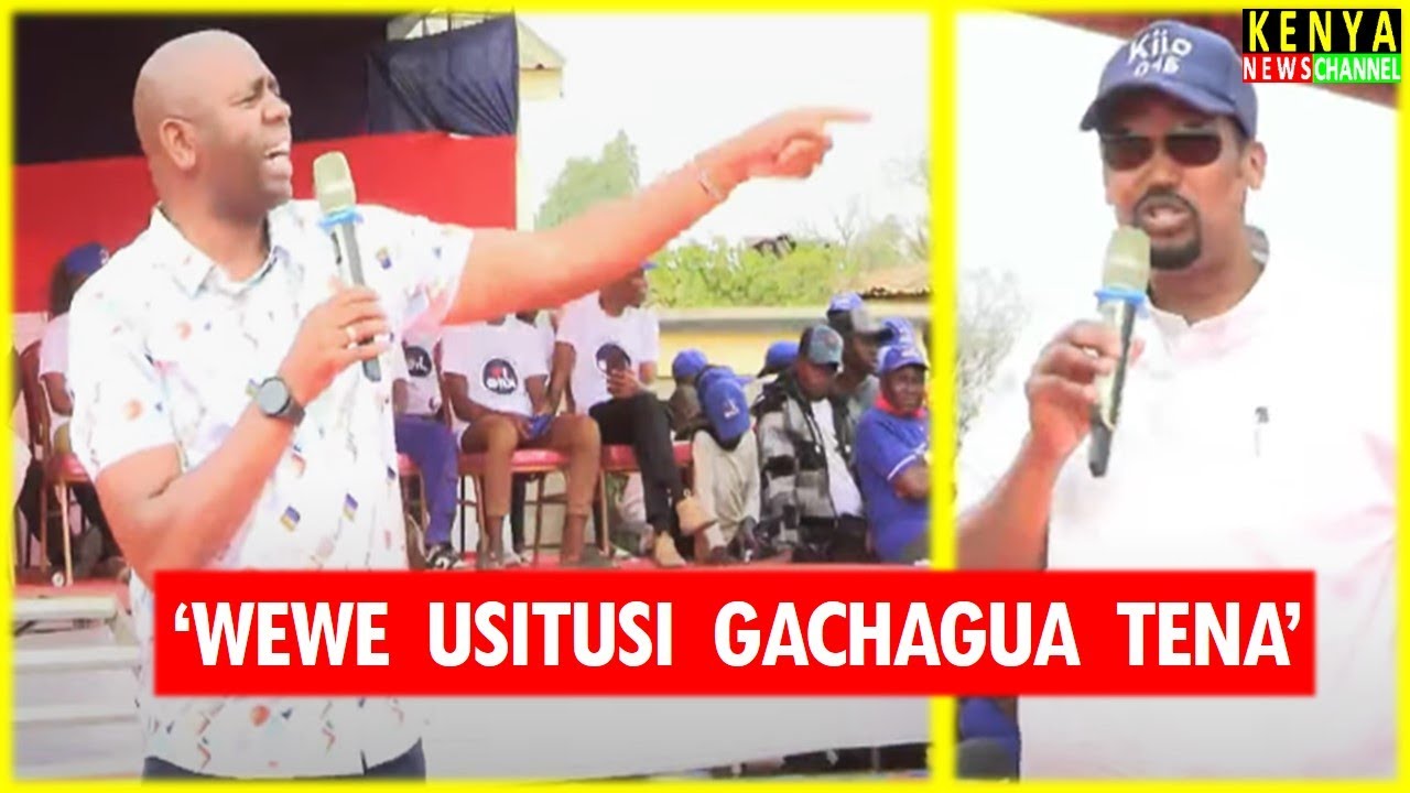 ANGRY Laikipia Senator Kinyua Lectures Ali Roba face to face for criticizing Gachagua in Kitui