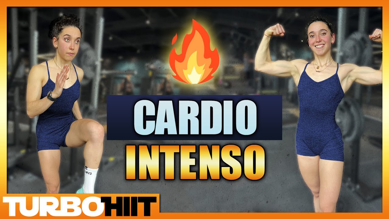 TURBO HIIT 15 MINUTOS | CARDIO INTENSO Y MATADOR para ADELGAZAR en CASA 🔥