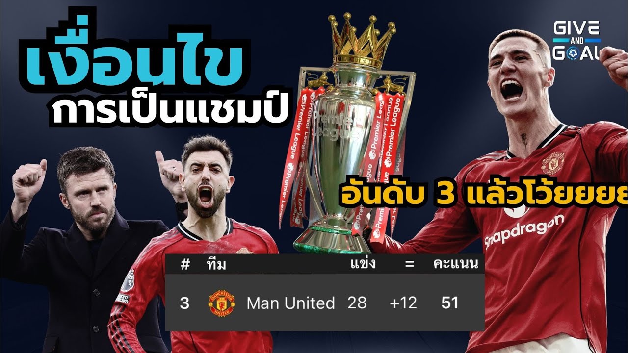 แมนยูขึ้นที่สามแล้ว…ถึงเวลาทิ้งคำว่า “ท็อปโฟร์” แล้วลุ้นแชมป์เลยไหม?