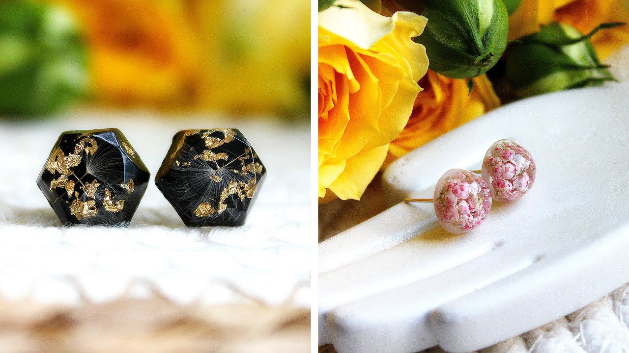 3 cool UV resin jewelry ideas you'll love | DIY earrings for beginners