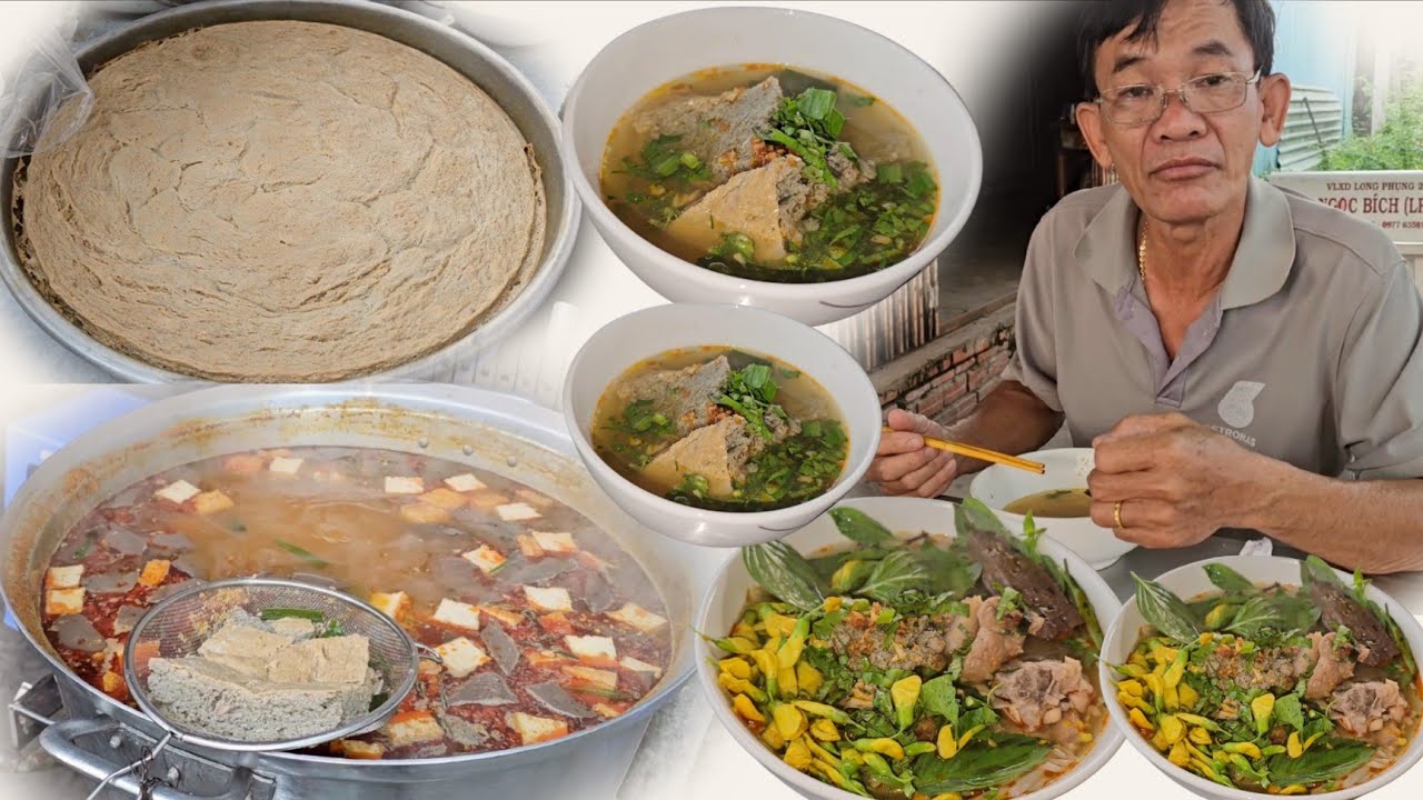 Quán quê bán bún cua quá đắc 2h hết sạch khách đi cả chục lần vẫn không ăn được