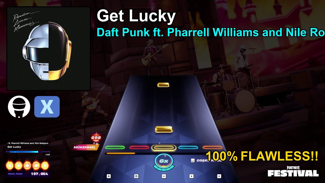 Get Lucky Expert Vocals 100% FC - Fortnite Festival