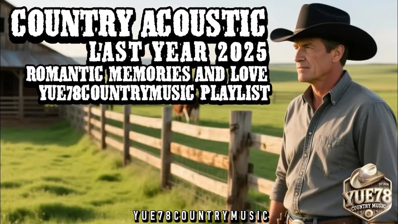 Country Acoustic Last Year 2025 - Romantic Memories And Love | Yue78CountryMusic Playlist