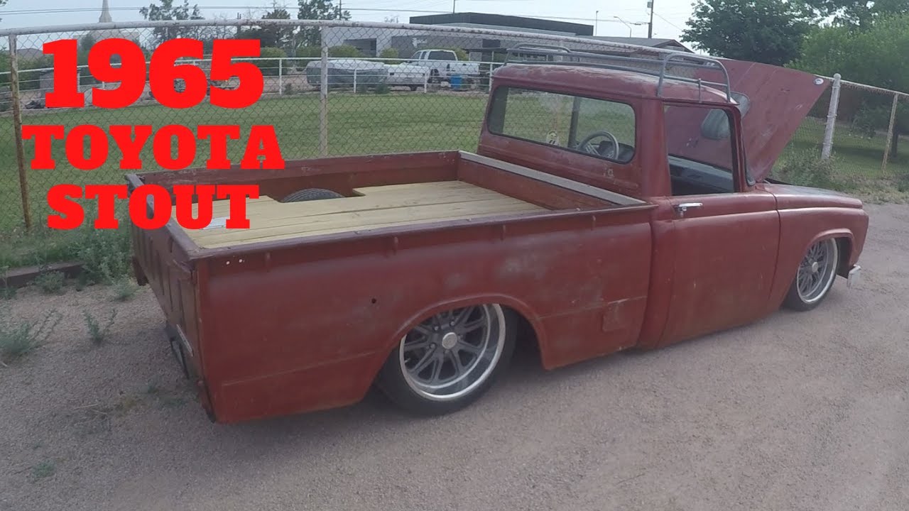 Wild Car Wednesday 1965 Toyota Stout SBC S10 chassis. Should it be LS1? #nonamenationals C10 patina