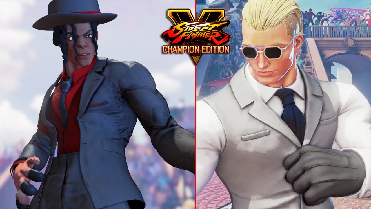 STREET FIGHTER V CE, MICHAEL JACKSON VS SMOOTH CRIMINAL LUKE! (SFV PC MODS)