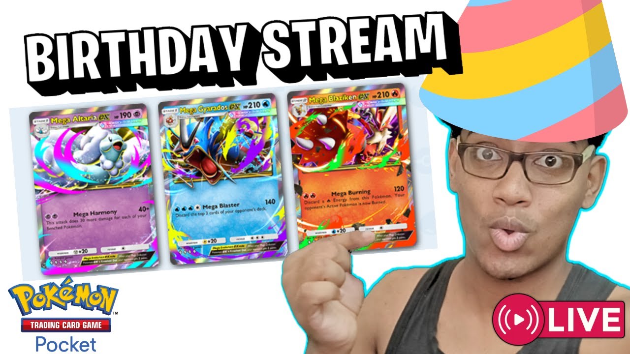 Pokémon TCG Pocket! 🔥 LIVE | BIRTHDAY STREAM!!