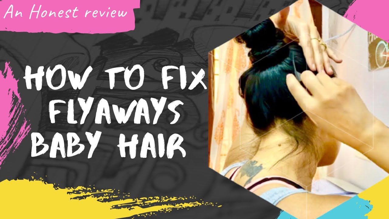 How to fix flyaways and baby hair | No hairspray | #fixyourbabyhair with #slickupwand