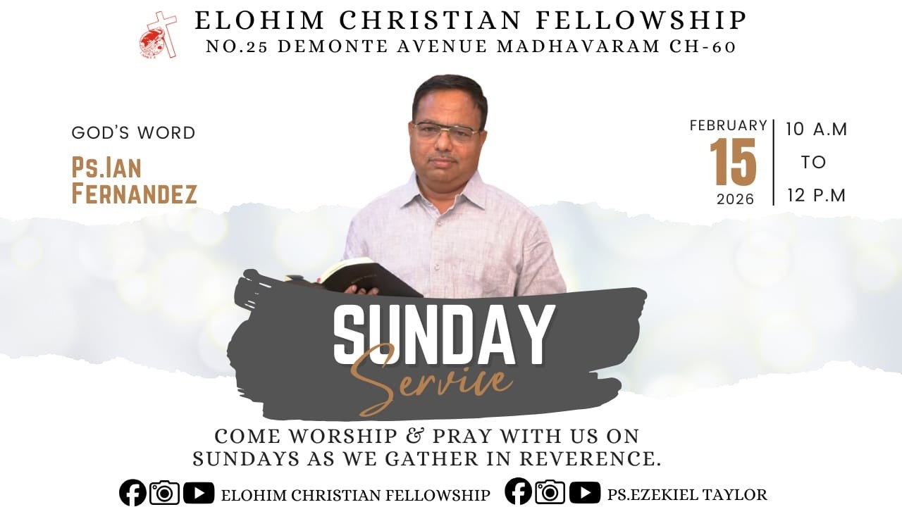 SUNDAY SERVICE |LIVE| 15-02-2026