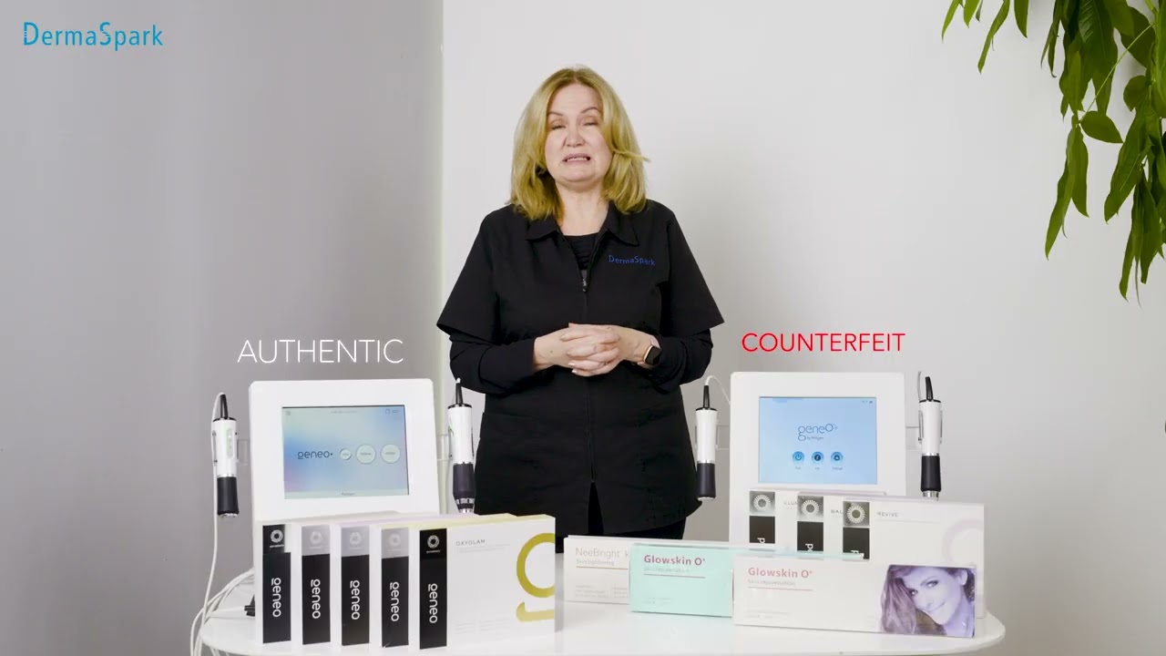 OxyGeneo® 3-in-1 super facial® - Authentic versus Counterfeit Machines Comparison