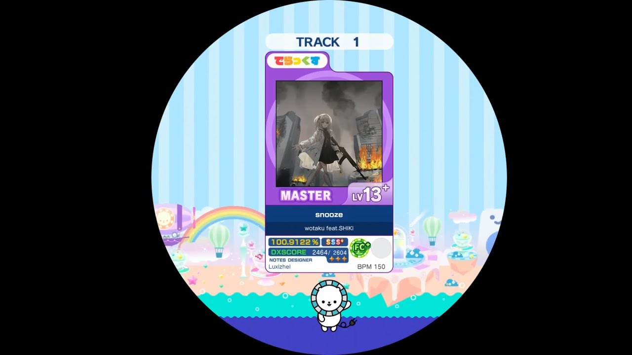 【maimai外部出力】 snooze MASTER AP 【譜面確認用】