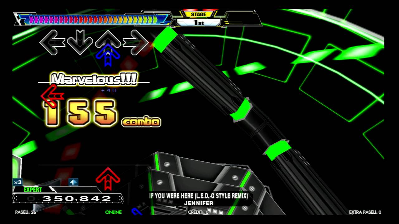 DDR A - IF YOU WERE HERE(L.E.D.-G STYLE REMIX) (SP-EXPERT)