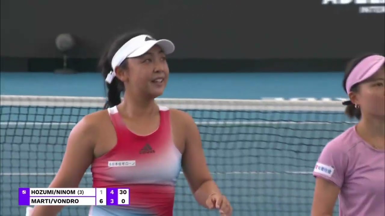 Martincova/Vondrousova vs. Hozumi/Ninomiya | Adelaide 2 Doubles Final Highlights