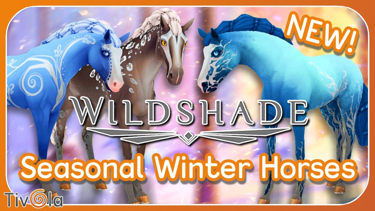 NEW SEASONAL WINTER HORSES - WILDSHADE FANTASY RACING 2021