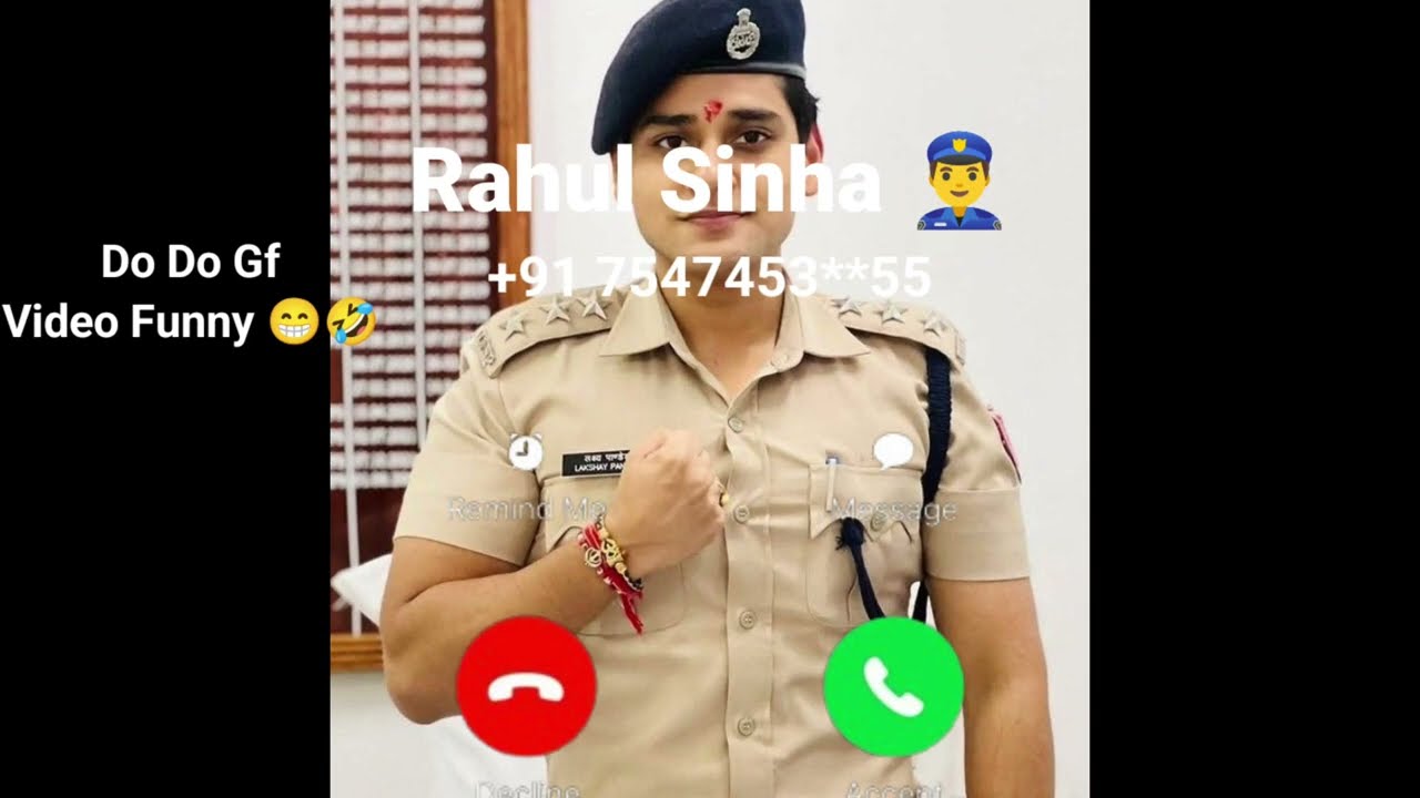 Fake पुलिस 👮‍♂️🚨|| CALL recording prank video Fake🥰🤥|| Rahul Sinha prank with Vikram Df Bf love 💕 
