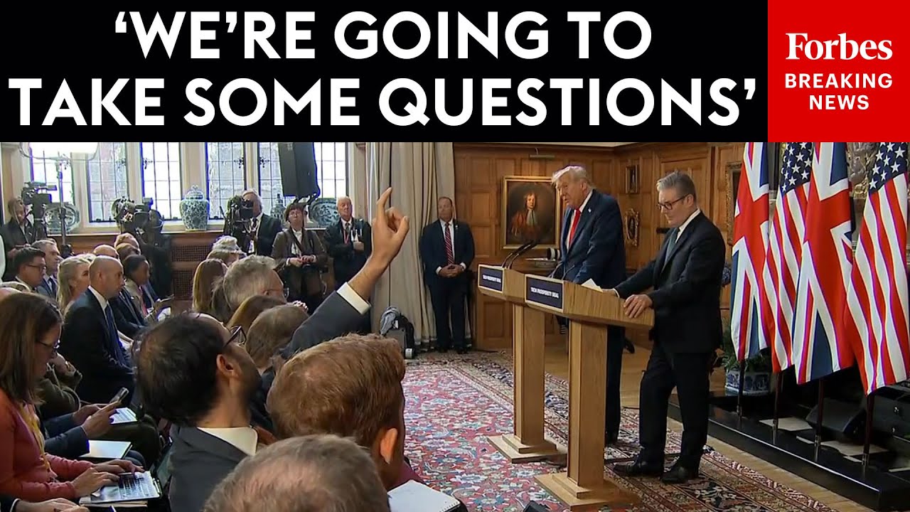 BREAKING NEWS: Trump And Starmer Take Multiple Questions From Reporters At UK Press Briefing