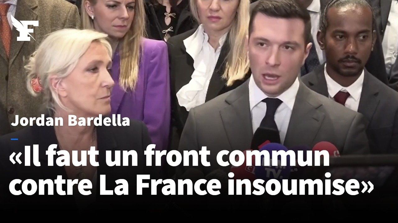 «La République c'est nous», ironise Jordan Bardella
