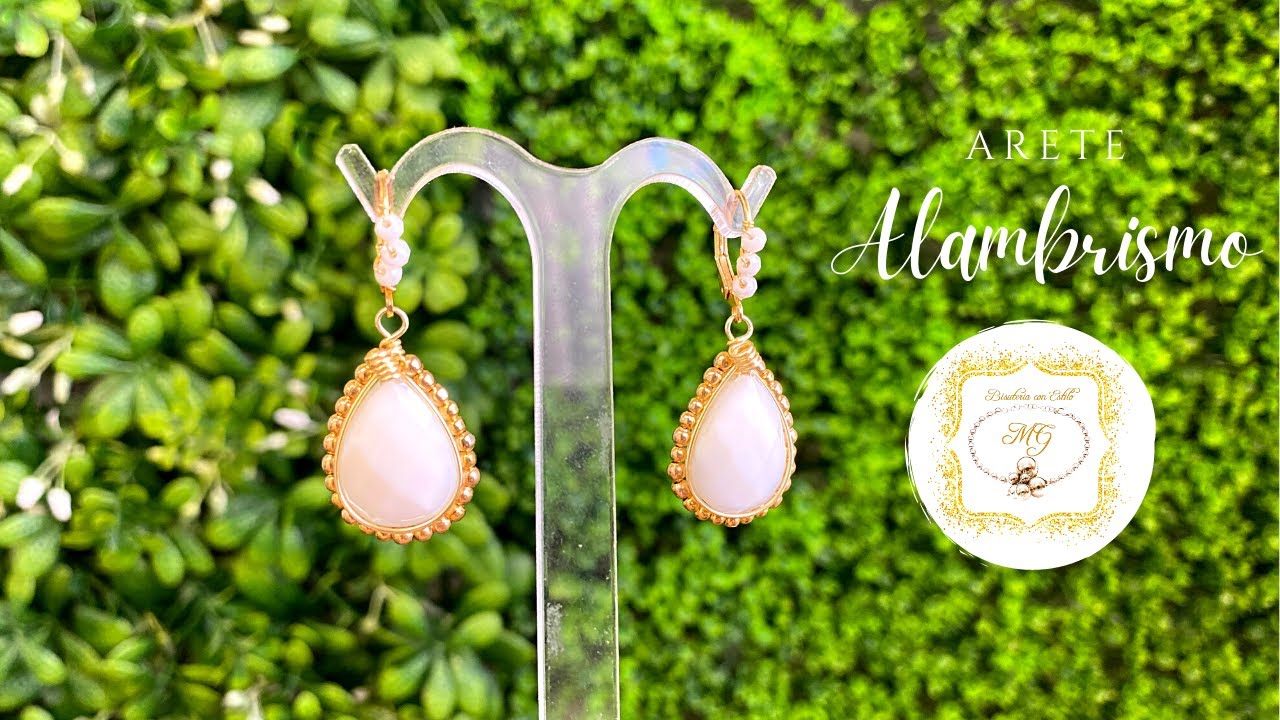 Aretes FLOWER 🌺 | Aretes SENCILLOS EN ALAMBRISMO 🎉