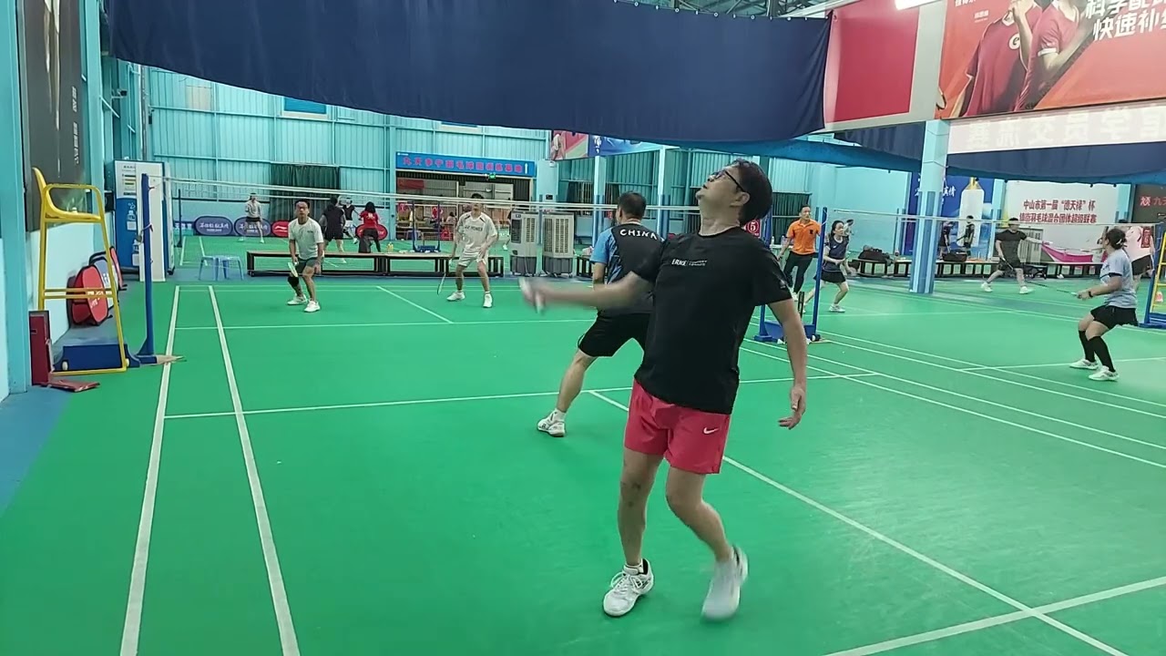 Badminton game, Zhongshan, China 2 25 26 4