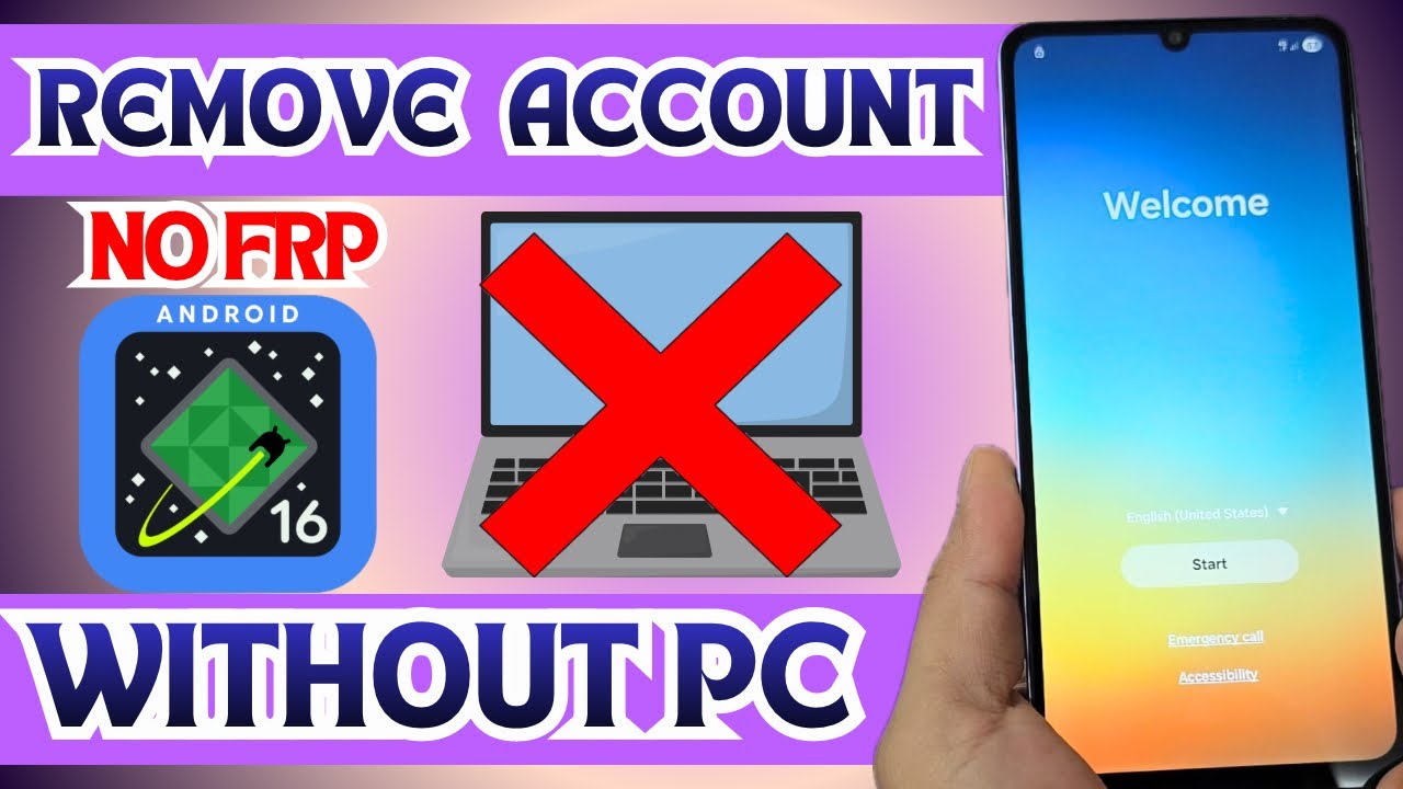 WITHOUT PC samsung Frp Bypass, Remove Account Google ANDROID 16 2026