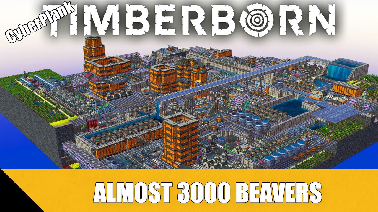 I Built Dystopian Hive City With Almost 3000 Beavers Supercut | Timberborn Update 6