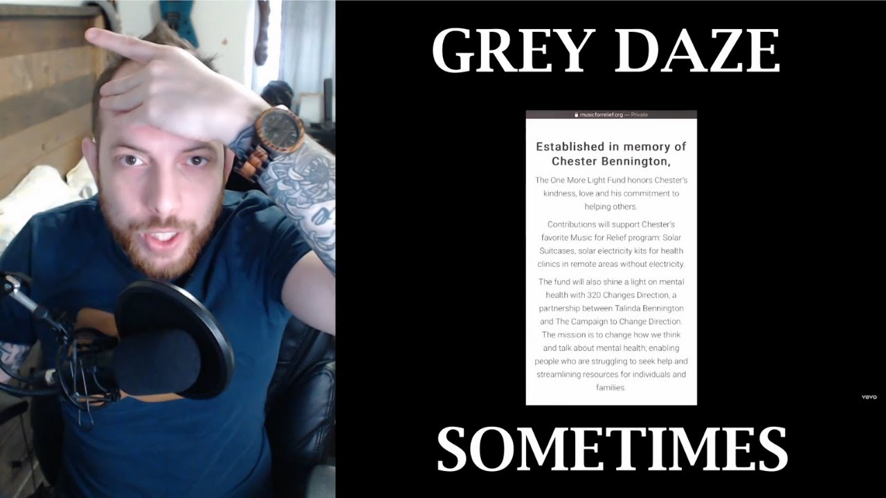 ➨ Metalhead Reacts to Grey Daze \ Sometimes \