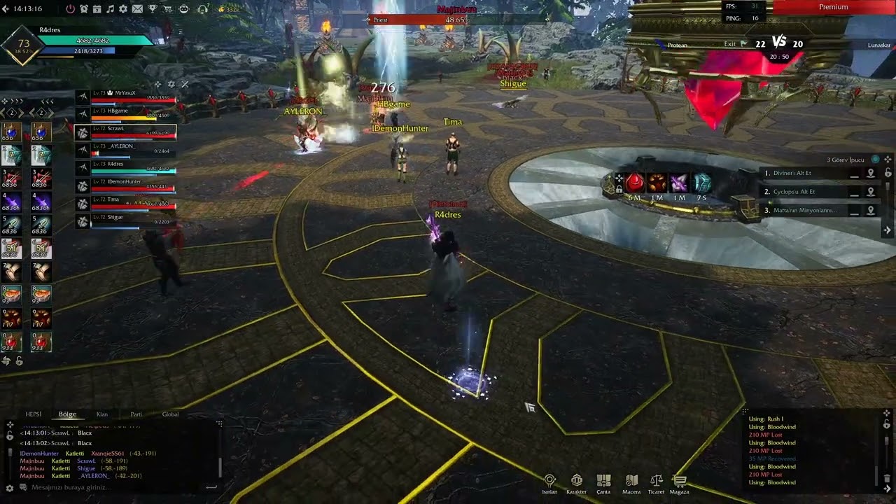 Crystal fortress / Rise online / 23.10.2022
