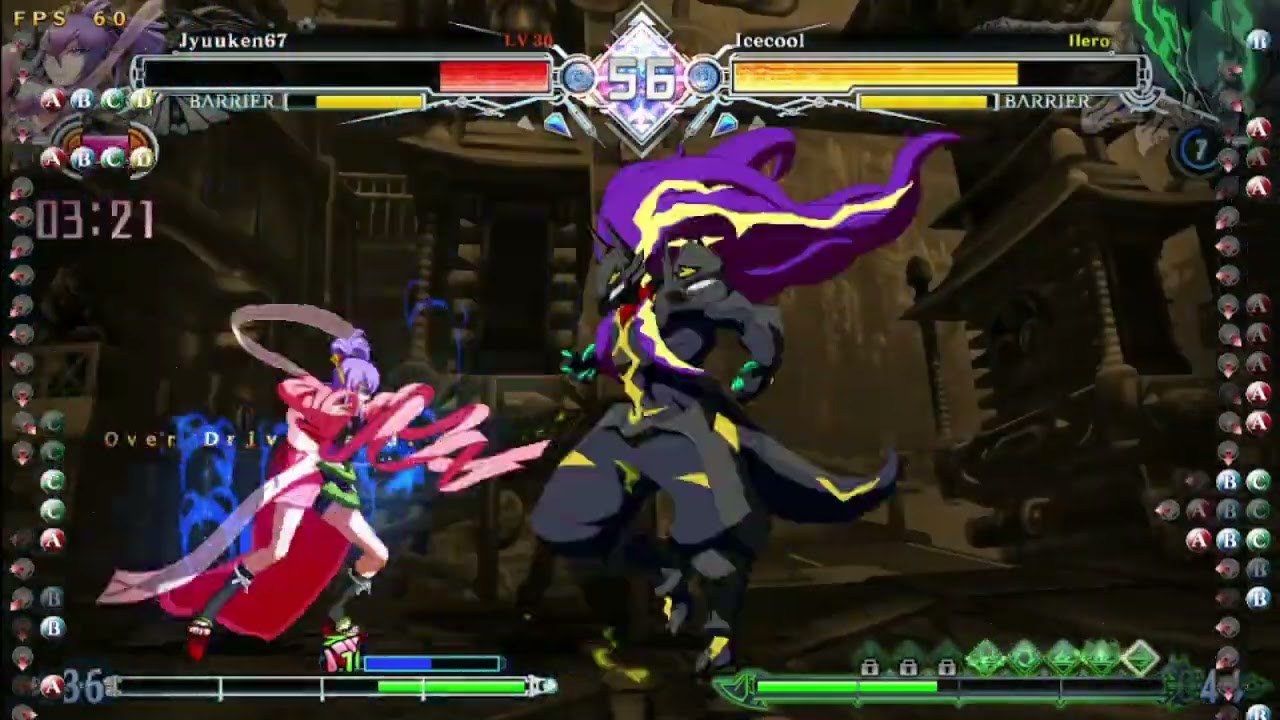 BBCF Netplay Sets: FT10 Jyuuken67(Amane,Carl) vs Icecool(Susano'o)