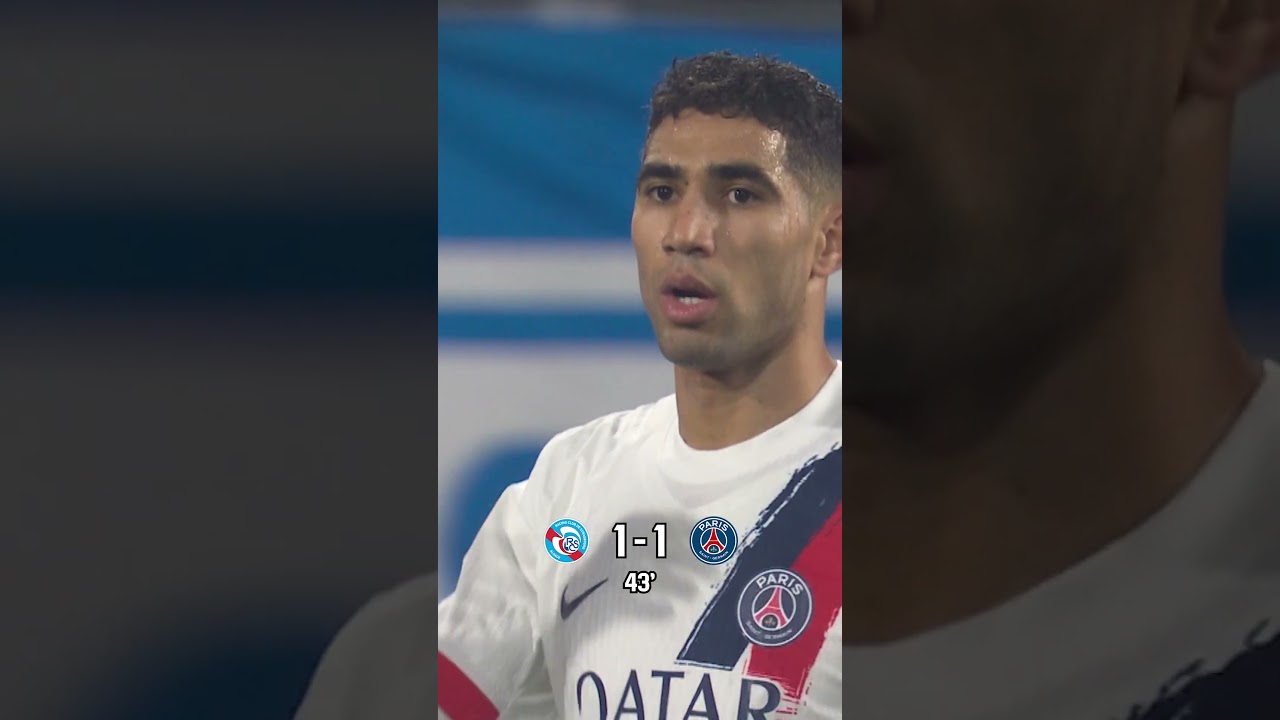 BIG WIN 😤&nbsp;Strasbourg - PSG Highlights #psg #ligue1