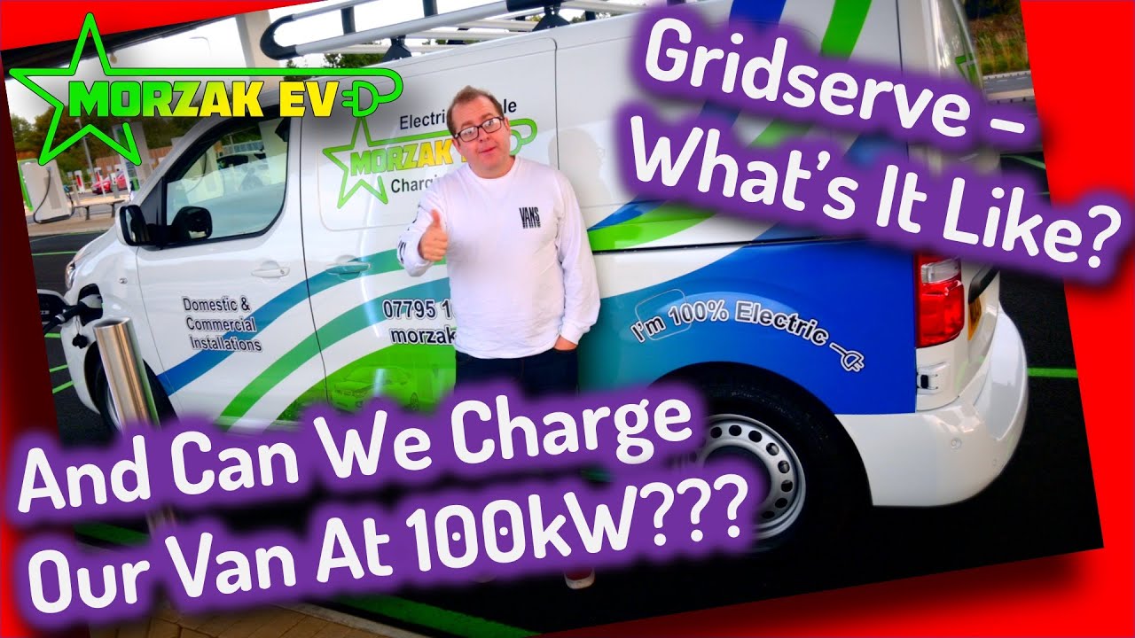 We Check Out Gridserve - and we try to charge our e-Van at 100kW!