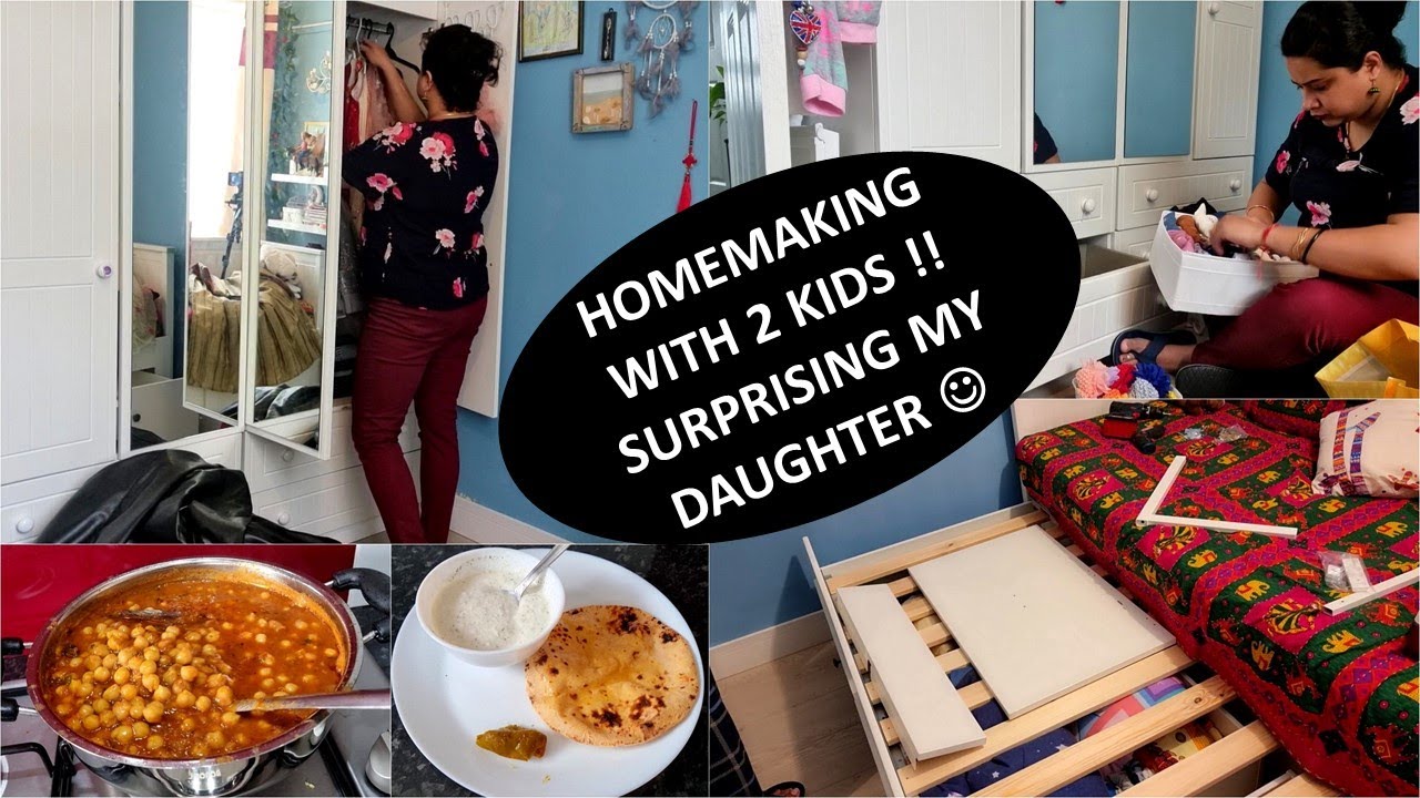 How Do I manage Home & Job with Little Baby? Surprise for Advi | Room Organization Tips | Easy Lunch