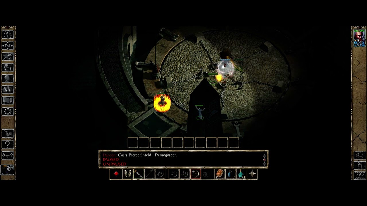 Baldur's Gate 2 Solo Kensai/Mage vs Demogorgon