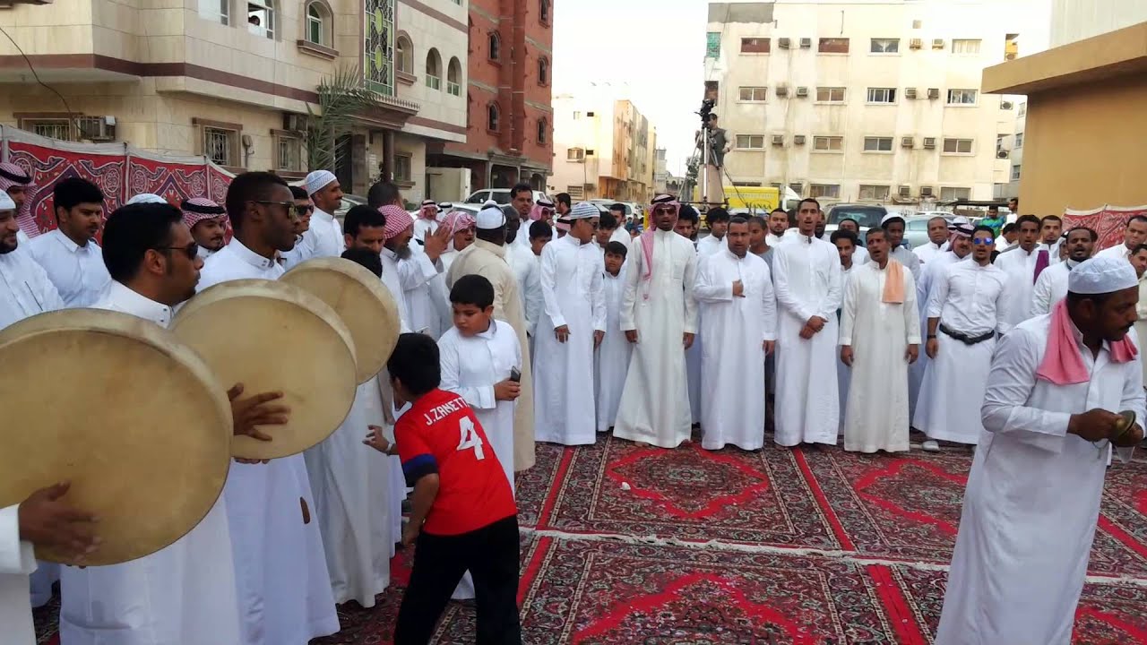 لعبة العجل الينبعاوي .. العريسين/ محمد و ممدوح العروي .. الف مبروك