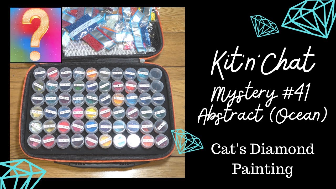 Kitting Up DAC Mystery Kit #41 - Abstract (Ocean) By MadArtStudios | Kit'n'Chat | The January Blues!