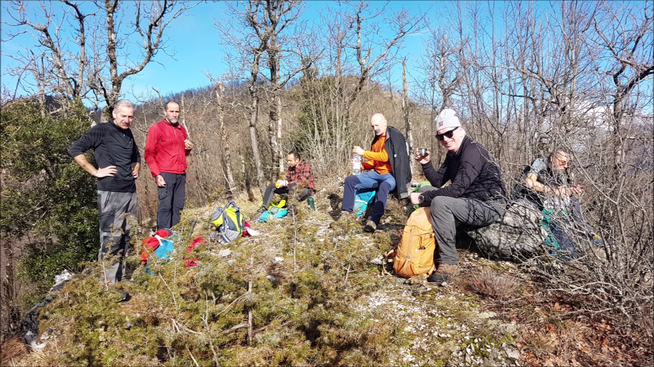 Alpi Apuane: M. Gevoli e Gabberi (dalla cresta sommitale dei Pilastri di Setriana)  2.1.2021
