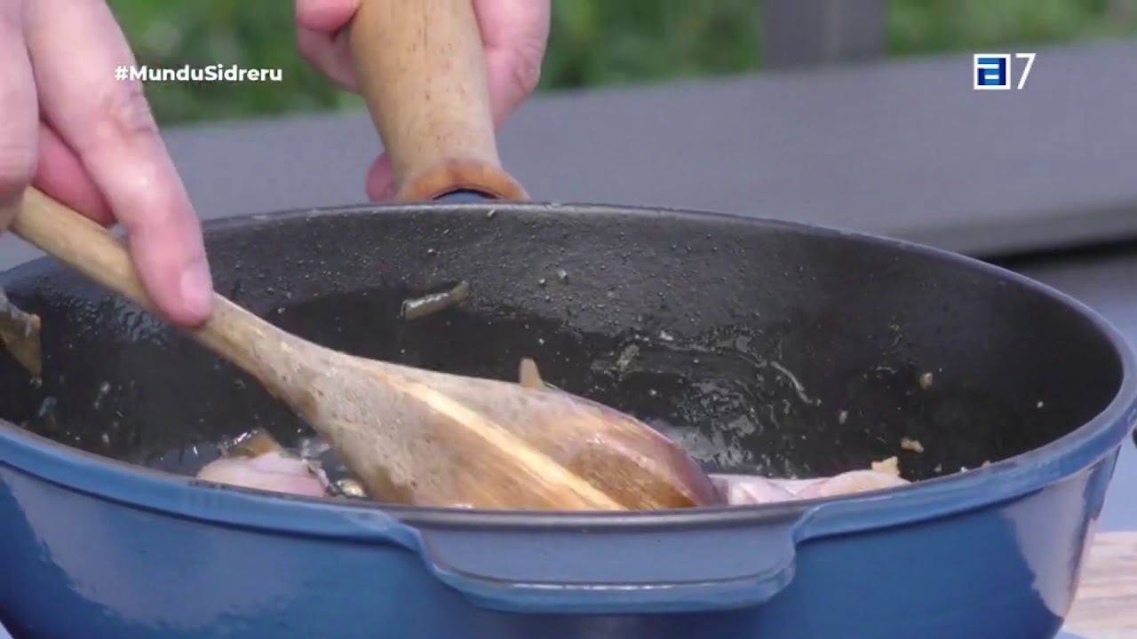 Chipirones afogaos a la Sidra de Asturias