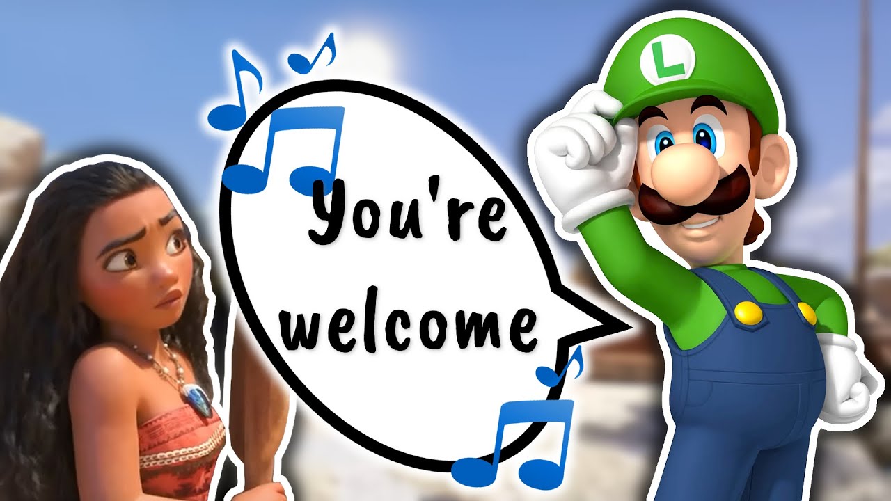 Luigi sings You're Welcome (AI cover)🍤 (reupload)