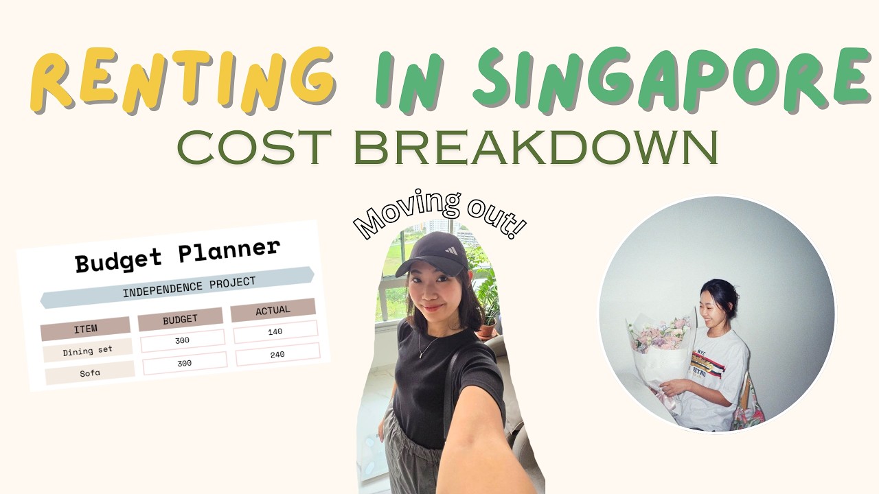 How much it actually costs to move out/rent in Singapore!! 🇸🇬 (Cost Breakdown + Taobao/Shopee Finds)