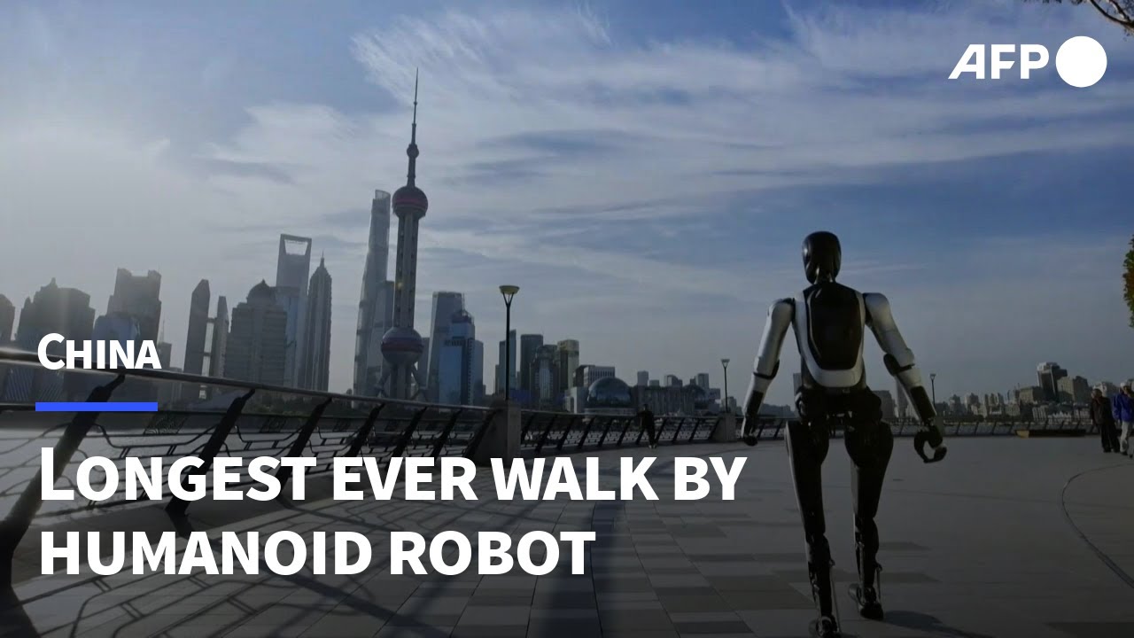 Chinese humanoid robot's 3-day walk sets world record | AFP