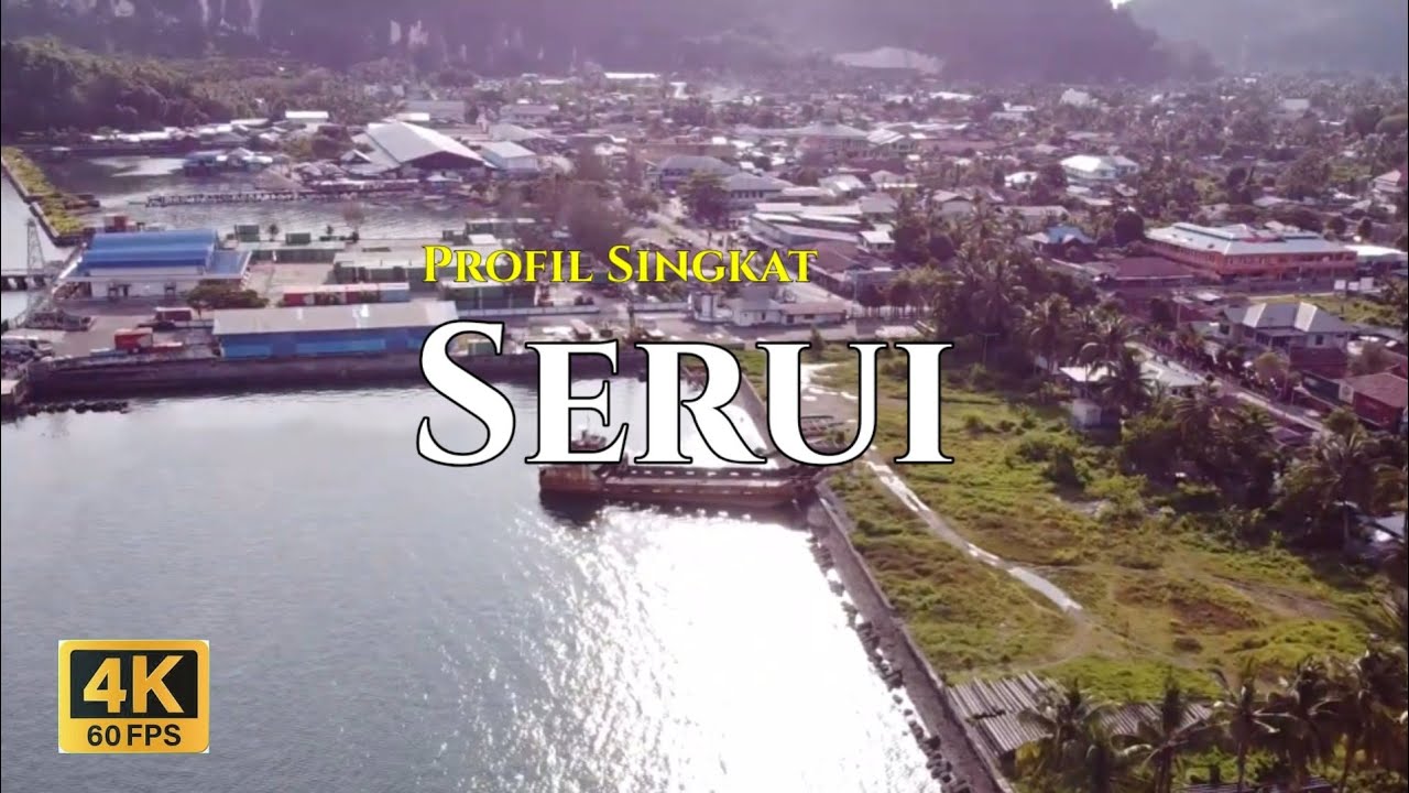 Serui, Kabupaten Kepulauan Yapen Papua Indonesia 🇮🇩 By Drone Footage #serui #kepulaunyapen #papua