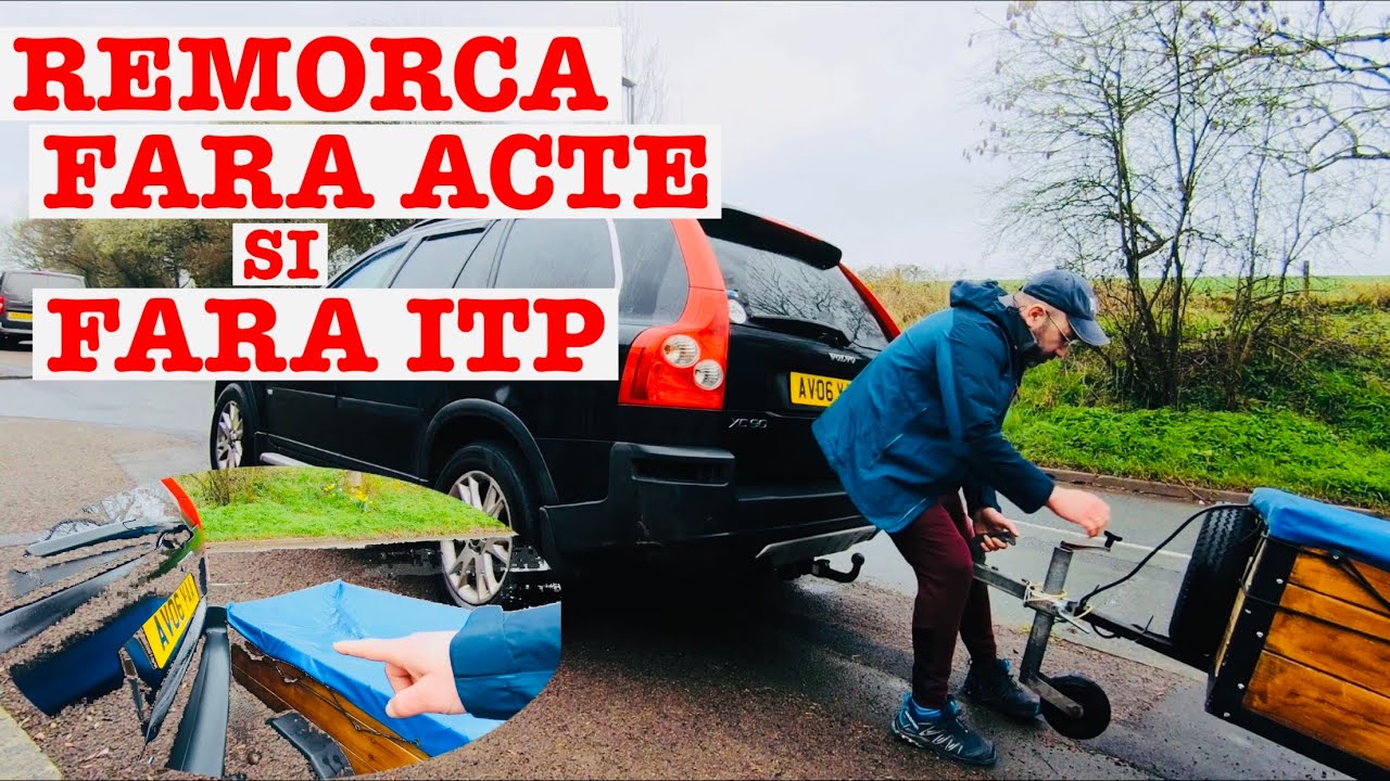 Mi-a CAZUT REMORCA in Drum 🆘 Acte necesare pentru remorca in Anglia...