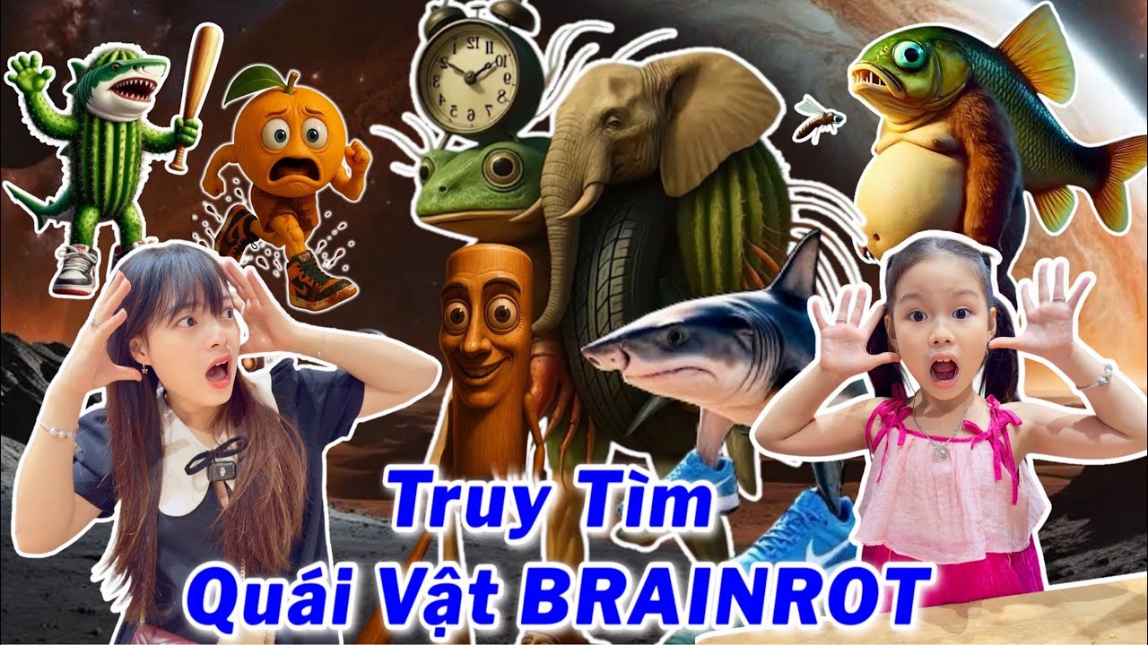 Xem BRAINROT Quá 180 Phút & Quỳnh Nhi Truy Tìm Brainrot Ở Siêu Thị