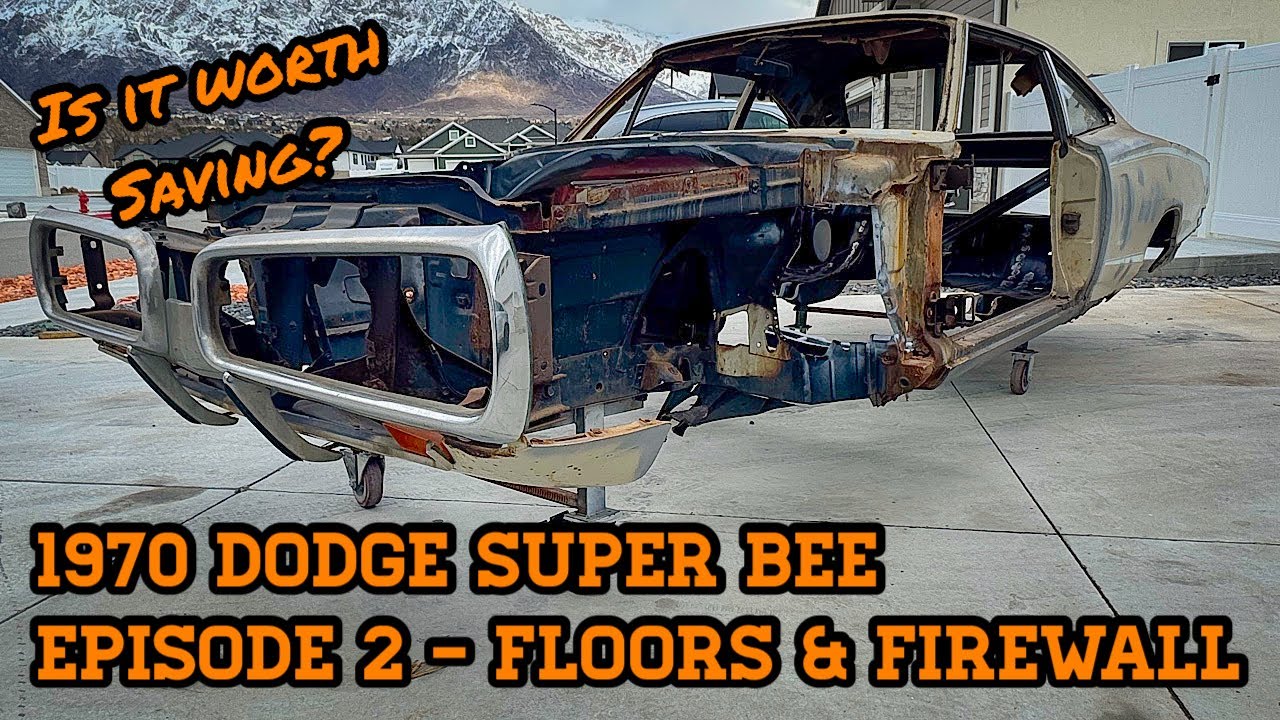 FORGOTTEN 1970 Dodge Super Bee - Episode 2 - Floors, Frame, & Firewall - Is it Worth Saving?